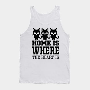 Home Is Where The Heart Is T Shirt For Women Men Tank Top